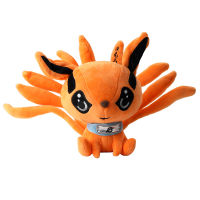 17cm Anime Uzumaki Naruto Kyuubi Kurama Plush Toys Nine-tales Fox Animals Doll