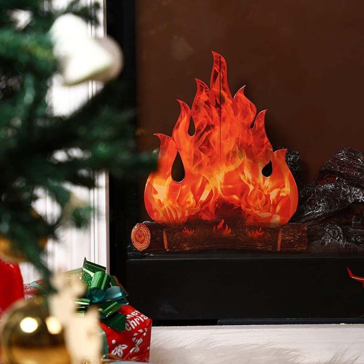 sdgbftjj-ฮาโลวีน-กระดาษแข็งติดไฟตกแต่งปาร์ตี้เทศกาลคริสต์มาสปลอมตกแต่งฮาโลวีนกองไฟกองไฟกองไฟกองไฟกองไฟกองไฟกองไฟ