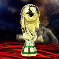 Golden World Football Hercules Trophy Cup Office Home Decore Soccer Fan Best Shooter Award Souvenirs Collection Resin Craft Gift