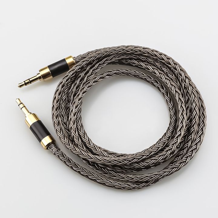 16-core-7n-occ-mini-trs-jack-3-5-male-to-2-5-mm-stereo-aux-male-audio-input-cable-speaker-line-for-headphone-sound-pc-earpiece