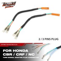 ┇◕ For HONDA CBR1000RR CBR500R CBR 650R CRF250L CB650F NC 700 750 MSX125 Motorcycle Turn Signal Marker Wire Adapter Plug Connector