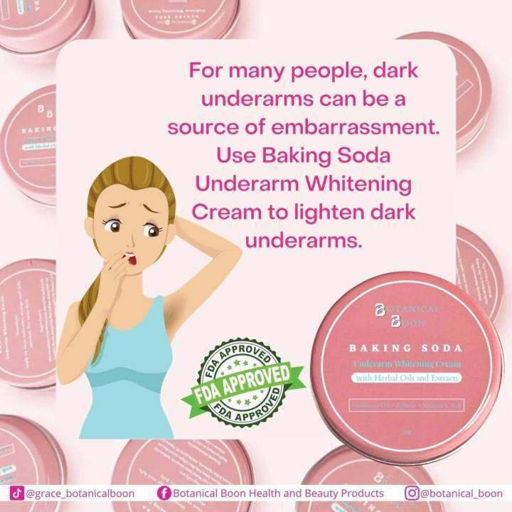 BOTANICAL BOON BAKING SODA FOR UNDERARM CREAM Lazada PH