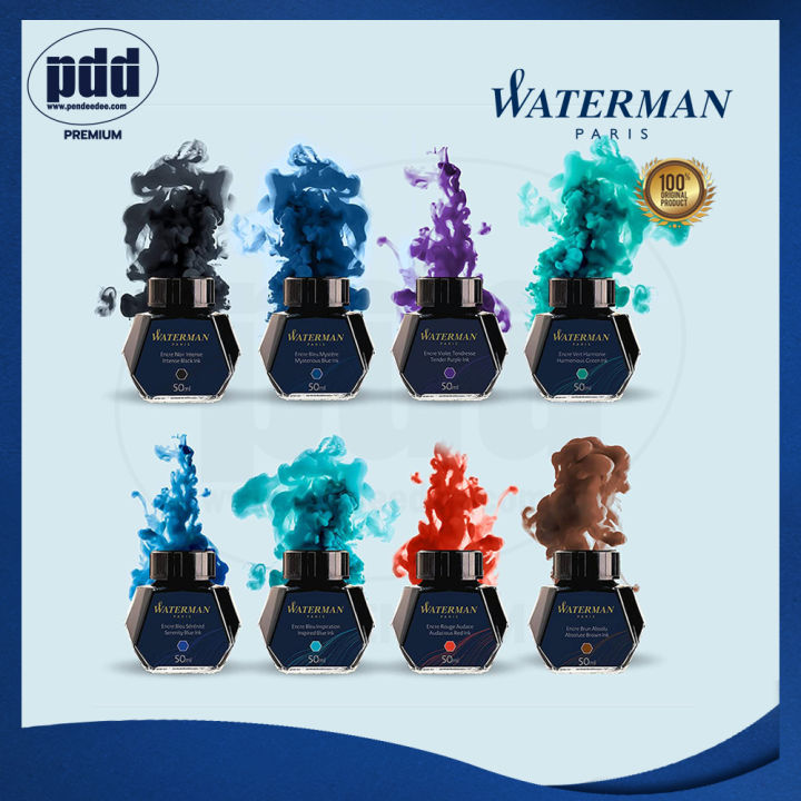 waterman-ink-หมึกขวด-วอเตอร์แมน-ขนาด-50-มล-สีน้ำเงินเข้ม-waterman-ink-bottle-mysterious-blue-50ml-for-fountain-pen-ink