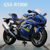 1:12 D Iecast รถจักรยานยนต์รุ่นของเล่น F-Suzuki ซูซูกิ GSX-R1000ระงับนอกถนนยานพาหนะรถจักรยานยนต์รูปแบบการเก็บของขวัญ