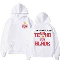 Promotion Technoblade Merch Cute Pig Print Hoodies High Quality Cotton Sweatshirt Men Fashion Casual Street Sweatshirts Size XS-4XL