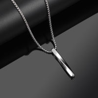 NorthGarden Fashion Stainless Steel Necklace Men Goth O Chain Simple Pendant Long Necklace Women Do Not Fade Vintage Jewelry2021