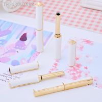 ❂☄  1PCS Long White Tube Lipstick Tube Top Grade Lip Balm Sub Package DIY Empty High end Bamboo Lipstick Container