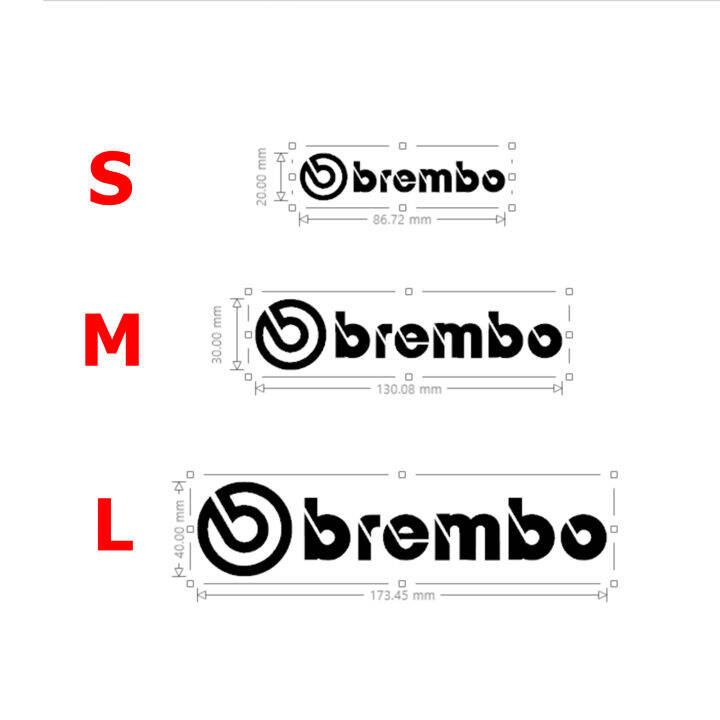 สติ๊กเกอร์ไดคัท-sticker-pvc-brembo