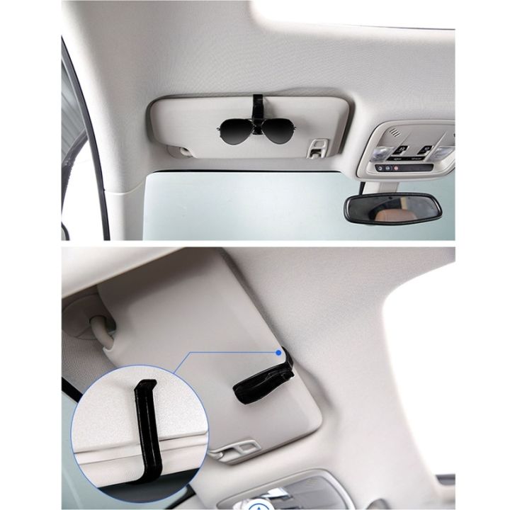 mounted-glasses-holder-car-clip-s-type-storage-tissue-keys-receipts-tickets-directly-clamp