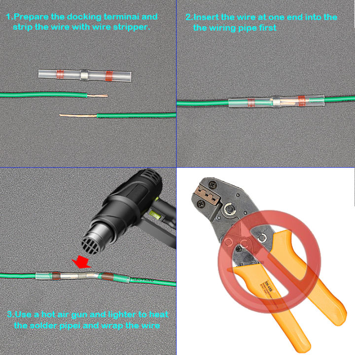 50pcs-heat-shrink-connectors-waterproof-solder-wire-connectors-amp-heat-shrink-butt-crimp-connectors-ขั้วต่อไฟฟ้า-iewo9238