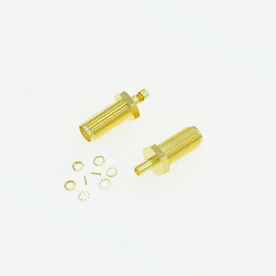 SMA Female Plug Nut Bulkhead For RG178 Cable RF Coaxial Connector 1pc