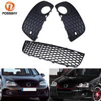 POSSBAY กระจังหน้ารถกันชนล่างตะแกรงไฟตัดหมอกสำหรับ VW Golf MK5 GTI 2004-2009อุปกรณ์เสริมรถยนต์โคมไฟฝากระโปรงหน้ารถ