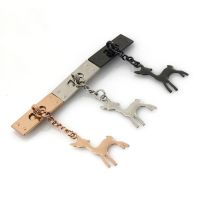 1pcs Metal Deer Shape pendant Fashion Bag decoration Buckle for Handbag Bag Purse Luggage Hardware Closure Bag Parts Accessories