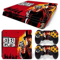 RED DEAD 1952 PS4 Slim Skin Sticker Decal Cover for ps4 slim Console and 2 Controllers skin Vinyl slim sticker Decal
