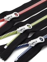 2PCS 20cm 5# Resin Zippers Decorative Close End Plastic Industrial Zipper For Sewing Jacket Bags DIY Home Textile Accessories Toiletries  Cosmetics Ba