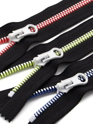 2PCS 20cm 5# Resin Zippers Decorative Close End Plastic Industrial Zipper For Sewing Jacket Bags DIY Home Textile Accessories Door Hardware Locks Fabr