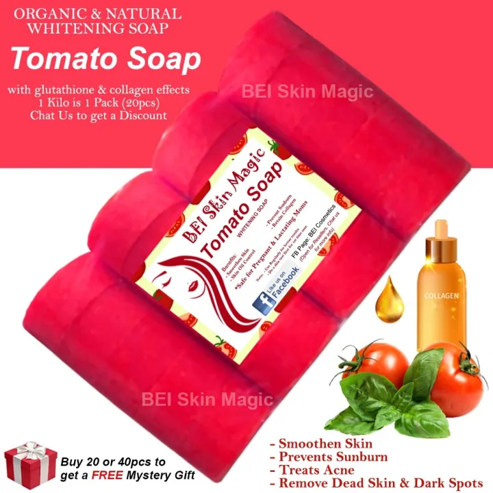 [ORIGINAL] Tomato Soap with Glutathione Collagen effect Tomato