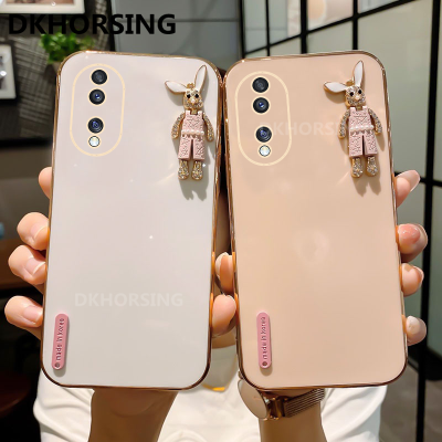 DKHORSING เคสอิเล็กโทรนิคใหม่ HONOR 90 5G / HONOR 90 Lite/ HONOR 70 Lite เคสโทรศัพท์ซิลิโคนนิ่มน่ารักกระต่ายคริสตัล Huawei Honor90 Lite เคสหลัง HONOR70ไลท์