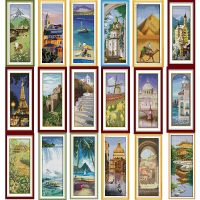 【hot】✜✳  Places Scenery Egypt Venice 14ct 11ct Count Canvas Embroidery Needlework