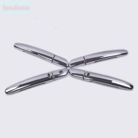 FUNDUOO สำหรับ Brilliance Zhonghua FRV FSV H530 V5ใหม่ CHROME CAR DOOR HANDLE COVER TRIM สมาร์ทปุ่ม