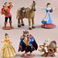 Beauty And The Beast Cartoon Model Action Figure Anime Mini Model Decoration Collection Figurine Toys Gifts For Children