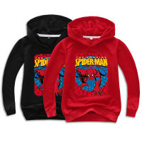 SpiderMans เด็กชายหญิงแขนยาว Hoodie เสื้อผ้าเด็กการ์ตูนพิมพ์ตัวอักษรชาย,หญิง,เด็ก,เด็กใหญ่ Hoodie 0604เสื้อผ้าเด็ก