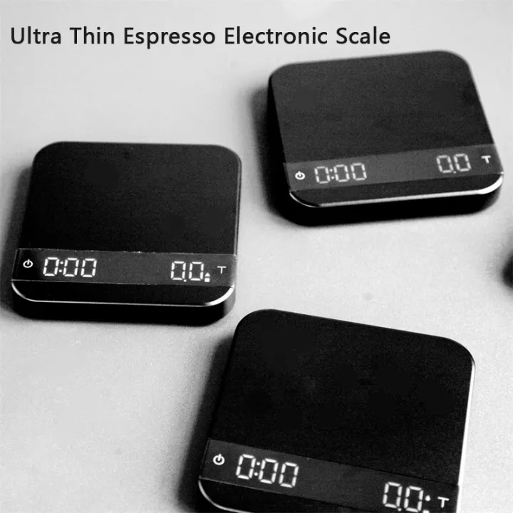 Ultra Thin Espresso Electronic Scale Automatic Timing Coffee Scale