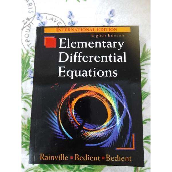 ELEMENTARY Differential Equation By Rainville book Lazada PH