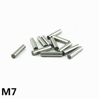 50pcs 7 mm Bearing Steel Cylindrical Pin Locating Pin Needle roller Thimble Length 10 12 14 18 20 24 26 28 30 40mm