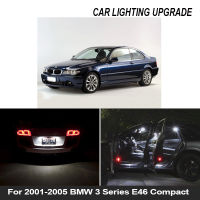 For 2001-2005 BMW 3 Series E46 Compact 316ti 318td 318ti 320td 325ti 18PC Canbus LED License Plate + Interior Lights bulb Kit