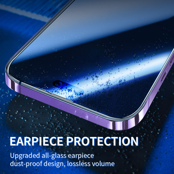 smartdevil-corning-glass-ปกป้องหน้าจอสำหรับ-iphone-14-pro-max-14-promax-14-plus-iphone-13-pro-max-screen-protector-ครอบคลุมเต็มหน้าจอ-hd-กันฝุ่นฟิล์มกระจกนิรภัยป้องกันลายนิ้วมือ