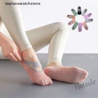 【hot sale】✒☒✈ C04 toplan Sports Socks for Fitness Gym Women High Quality Pilates Socks Anti-Slip Breathable Backless Yoga Socks Ankle Ladies Ballet Dance swatchstore