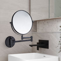 Double-sided Makeup Mirror Bathroom Mirror 3X Magnifying Glass Countertop Rotating Mirror Vanity Mirror Wall Mirror Mirror Wall