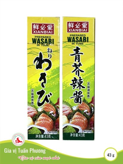 Mù tạt wasabi vàng 43g  tuýp - ảnh sản phẩm 1