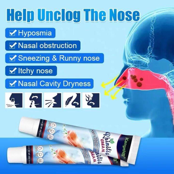 nasal ointment rhinitis Rhinitis cream nasal congestion runny nose sneezing ointment health 20g