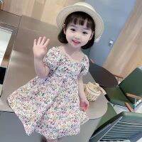 girls dressชุดเด็กผู้หญิงกระโปรงเสื้อผ้าสงกรานต์แฟชั่นเด็ก1-2-3-4years