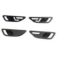 Door Handle Bowl Frame Cover Decals Carbon Pattern Decoration for C Class W206 GLC 2022 2023