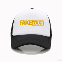 Good quality New The spot✳┋Fake Taxi print Baseball caps High Quality Mesh summer Men dad hat cotton Black snapback h Versatile hat