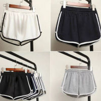 Women Summer Shorts Split Elastic Waist Short Loose European Style Beach Sexy Home Short Womens Fitness Shorts 5XL size