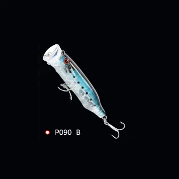 PROBEROS 1PCS Popper Lure Topwater 8cm 12g Plastic Bionic Fishing