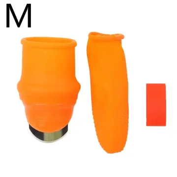 3/5pcs Silicone Finger Protector Sleeve Cover Anti-cut Heat Resistant  Anti-slip Fingers Cover For