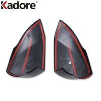 For Hyundai elantra 2021 2022 ABS Carbon Fiber Side Door Rearview Rear View Mirror Covers Trim Car Styling Car Accessories