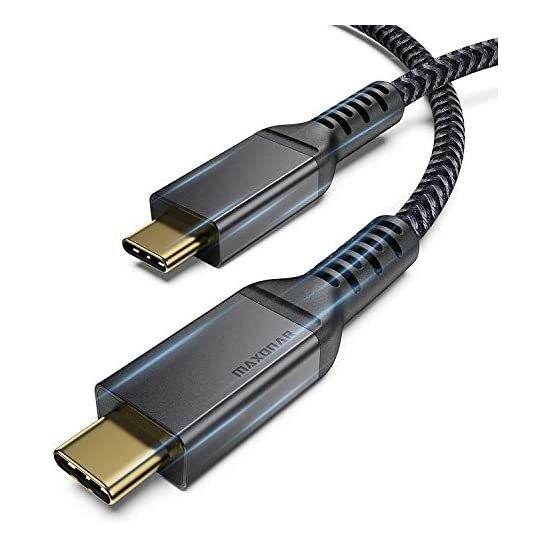 Thunderbolt 3 Cable 40 Gbps 2M USB Type C to TypeC Thunderbolt 3 Cable 100W / 5A Rapid Charging