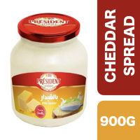 President Cheddar Cheese Spread 900g ++ เพรสซิเดนท์ เชดด้าชีสสเปรด 900 กรัม