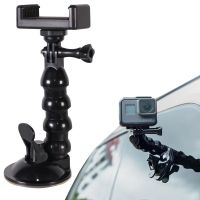 yonggax Strong Suction Cup Cell Phone Mount 360-Degree Adjustable Car Mount With Strong Suction Cup Compatible With Smartphones Action