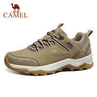 CAMEL รองเท้าหนังกลับ Cowhide กลางแจ้งสำหรับผู้ชายและผู้หญิง,รองเท้าปีนเขากลางแจ้งรองเท้าเดินเขาหนังกลับน้ำหนักเบากันลื่นทนทานต่อการฉีกขาดกันการเสียดสีหนังกลับสำหรับปีนเขาเดินป่ากลางแจ้งรุ่นปี2021