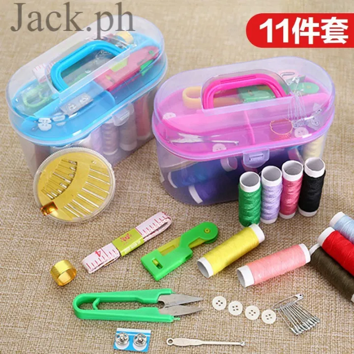 vY`Sewing Box Set For Quilting Stitching Hand Sewing Kit Sewing Box