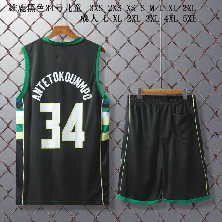 nba-jersey-milwaukee-bucks-no-34-giannis-antetokounmpo-basketball-clothes