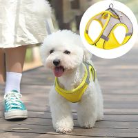 【FCL】✙✧ Outdoor Walking Lead Leash Dog Harness Set for Small Dogs Adjustable French Bulldog Chihuahu