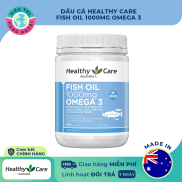 HCMDầu cá Healthy Care Fish Oil 1000mg Omega 3 Tốt cho não mắt tim mạch hệ